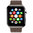 Leather Loop Band  / Magnetic Strap for Apple Watch 42mm / 44mm / 45mm / 46mm / Ultra 49mm - Brown