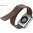 Leather Loop Band (Magnetic Clasp) Strap for Apple Watch 42mm / 44mm / 45mm / Ultra 49mm - Brown