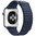 Leather Loop Band  / Magnetic Strap for Apple Watch 42mm / 44mm / 45mm / 46mm / Ultra 49mm - Blue