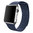 Leather Loop Band (Magnetic Clasp) Strap for Apple Watch 42mm / 44mm / 45mm / Ultra 49mm - Blue