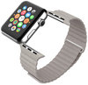 Leather Loop Band  / Magnetic Strap for Apple Watch 42mm / 44mm / 45mm / 46mm / Ultra 49mm - Grey