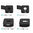 Silicone Wallet Protective Case / Charging Stand for Apple Watch - Black