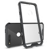 Hybrid Fusion Frame Bumper Case for Google Pixel - Black (Clear)