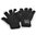 Winter Bluetooth Knitted Gloves with Call Speaker & Microphone - Black