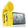 Bone Horn Audio Amplifier Stand for Apple iPhone 4 / 4s - Yellow