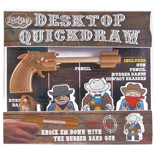 Blue Sky Desktop Quick Draw Cowboy Rubber Band Game