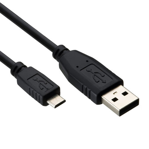 (2-Pack) Micro-USB 2.0 Data Charging Cable (1m) - Black