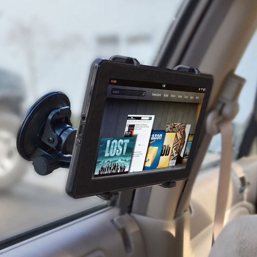 Window Suction Cup (Adjustable Depth) Car Mount Holder for iPad / Tablet