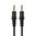 Long Stereo 3.5mm Auxiliary Jack Audio Cable (1.5m) - Black