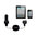 Avantree Universal 3-in-1 Car Charging Cable Kit - 2.1A
