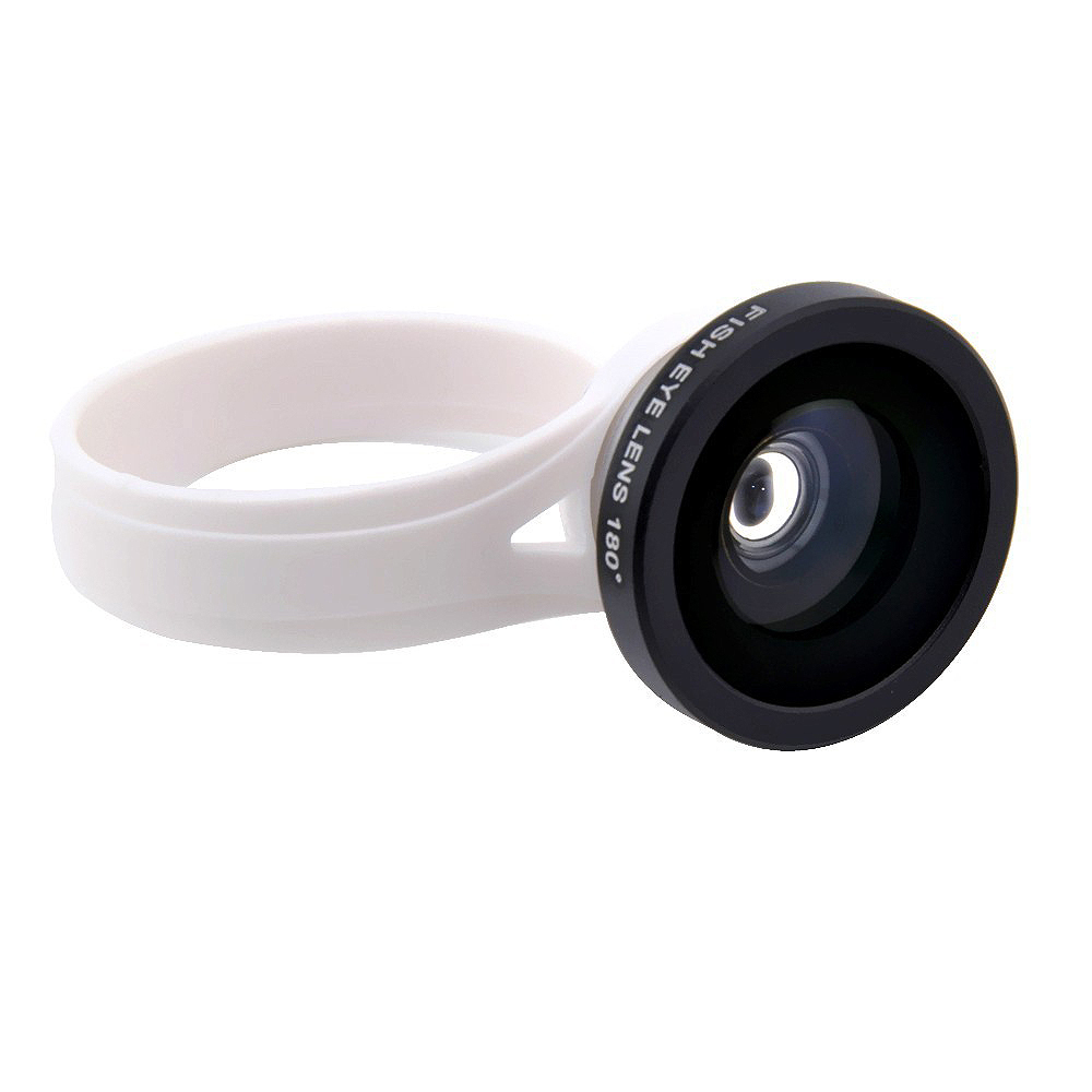 ClipOn 180 Degree Fish Eye Camera Lens for iPhone & Tablets