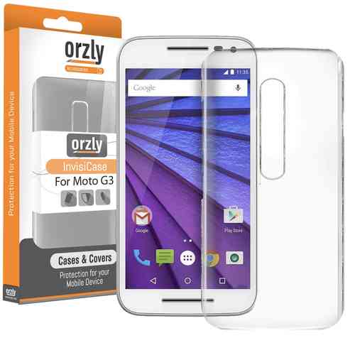 Orzly Invisi Hard Case for Motorola Moto G (3rd Gen) - Clear