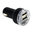 2.1A Dual USB Car Charger & Micro USB Charging Cable - Black