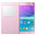 Genuine S-View Flip Case for Samsung Galaxy Note 4 - Light Pink