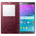 Genuine S-View Flip Case for Samsung Galaxy Note 4 - Electro Plum