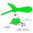 4-in-1 Portable USB Mini Fan Attachment for Phones (2-Pack) - Green