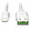 EFM Flipper Reversible MFi Lightning Charging Cable (1m) for iPhone / iPad - White