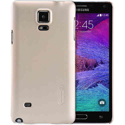 Nillkin Frosted Shield Hard Case for Samsung Galaxy Note 4 - Gold