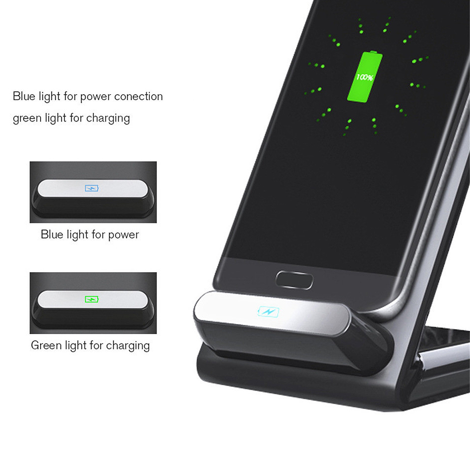 10w Qi Fast Wireless Charging Stand For Samsung Galaxy S8