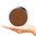 10W Adaptive Fast Qi Wireless Charging Leather Pad for Phones - Brown