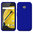 Flexi Candy Crush Silicone Case - Motorola Moto E 2nd Gen - Dark Blue