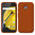 Flexi Candy Crush Silicone Case for Motorola Moto E 2nd Gen - Orange