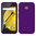 Flexi Candy Crush Silicone Case for Motorola Moto E 2nd Gen - Purple