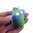 Android Robot Keychain Keyring with LED & Sound Effect - Green