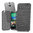 Dot Matrix View Flip Case for HTC One M8 - Grey