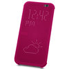 Dot Matrix View Flip Case for HTC One M8 - Purple