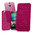 Dot Matrix View Flip Case for HTC One M8 - Purple