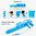Haweel Mini Extendable Compact Wired Selfie Stick for Mobile Phones