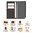 Leather Wallet Case & Card Holder Pouch for Sony Xperia XA - Red