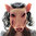 Novelty Latex Scary Pig Head Mask & Hair for Halloween Costume Party