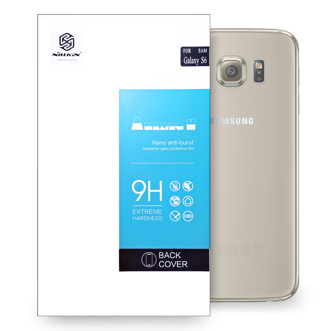 Afståelse abstrakt mumlende Nillkin Tempered Glass Back Protector Cover - Samsung Galaxy S6