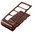 TV Remote Control Holder Stand (Docking Bay Organiser) - Brown