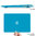 Frosted Hard Shell Case for Apple MacBook Air (11-inch) - Light Blue