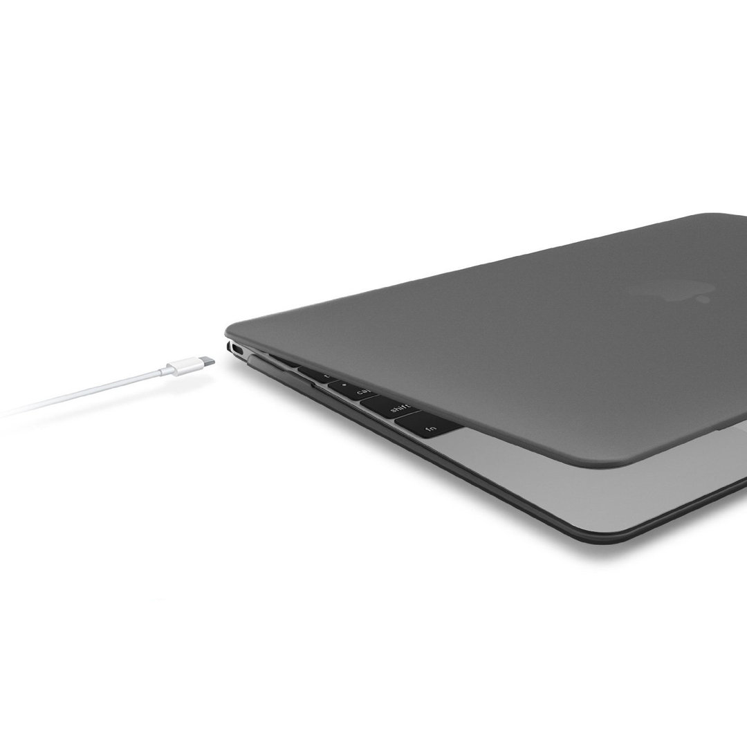 Frosted Hard Case for Apple MacBook 12 inch Black