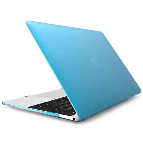 Frosted Hard Shell Case for Apple MacBook 12-inch - Light Blue