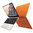 Frosted Hard Shell Case for Apple MacBook (12-inch) - Orange