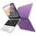 Frosted Hard Shell Case for Apple MacBook (12-inch) - Purple