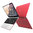 Frosted Hard Shell Case for Apple MacBook (12-inch) - Red