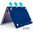 Frosted Hard Shell Case for Apple MacBook Air (13-inch) A1466 / ​A1369 - Dark Blue