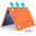 Frosted Hard Shell Case for Apple MacBook Air (13-inch) A1466 / ​A1369 - Orange
