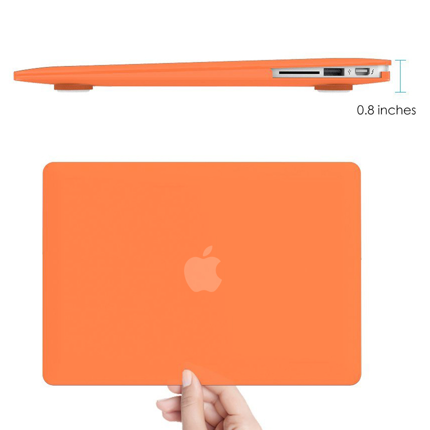 Frosted Case for 13 inch MacBook Air A1466 A1369 Orange