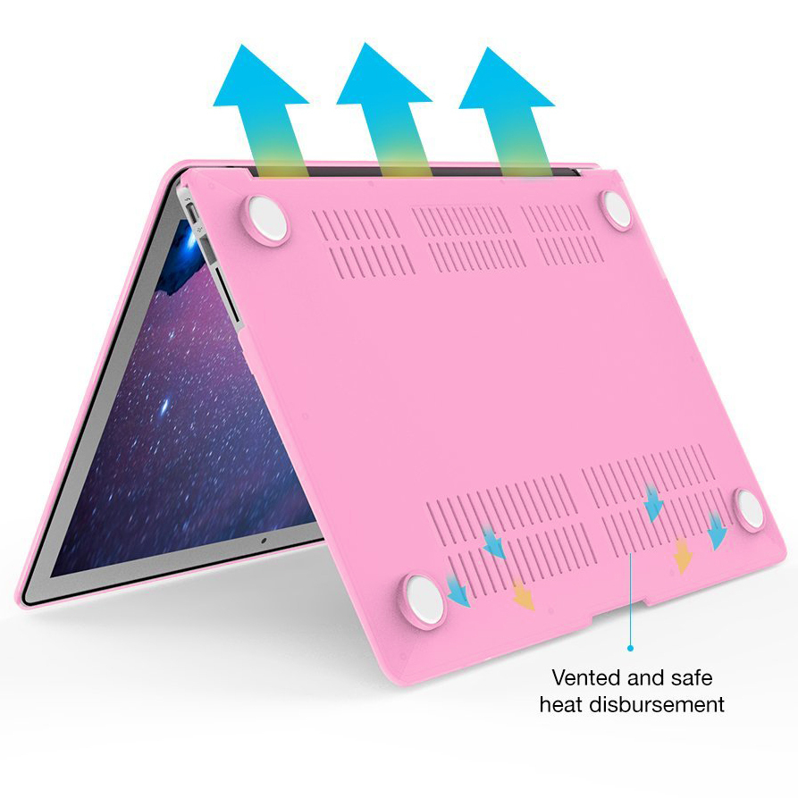 Frosted Case for 13-inch MacBook Air A1466 / A1369 (Pink)
