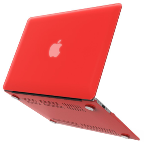 Frosted Hard Shell Case for Apple MacBook Air (13-inch) A1466 / ​A1369 - Red