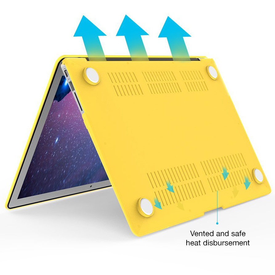 Pastel yellow on sale macbook pro case