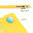 Frosted Hard Shell Case for Apple MacBook Air (13-inch) A1466 / ​A1369 - Yellow