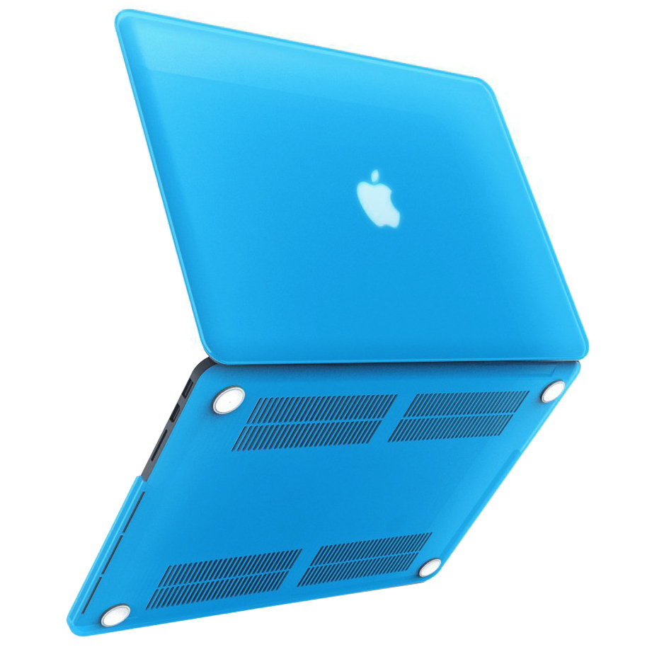 Frosted Hard Case for Apple MacBook Pro 13 inch 2015 Light Blue